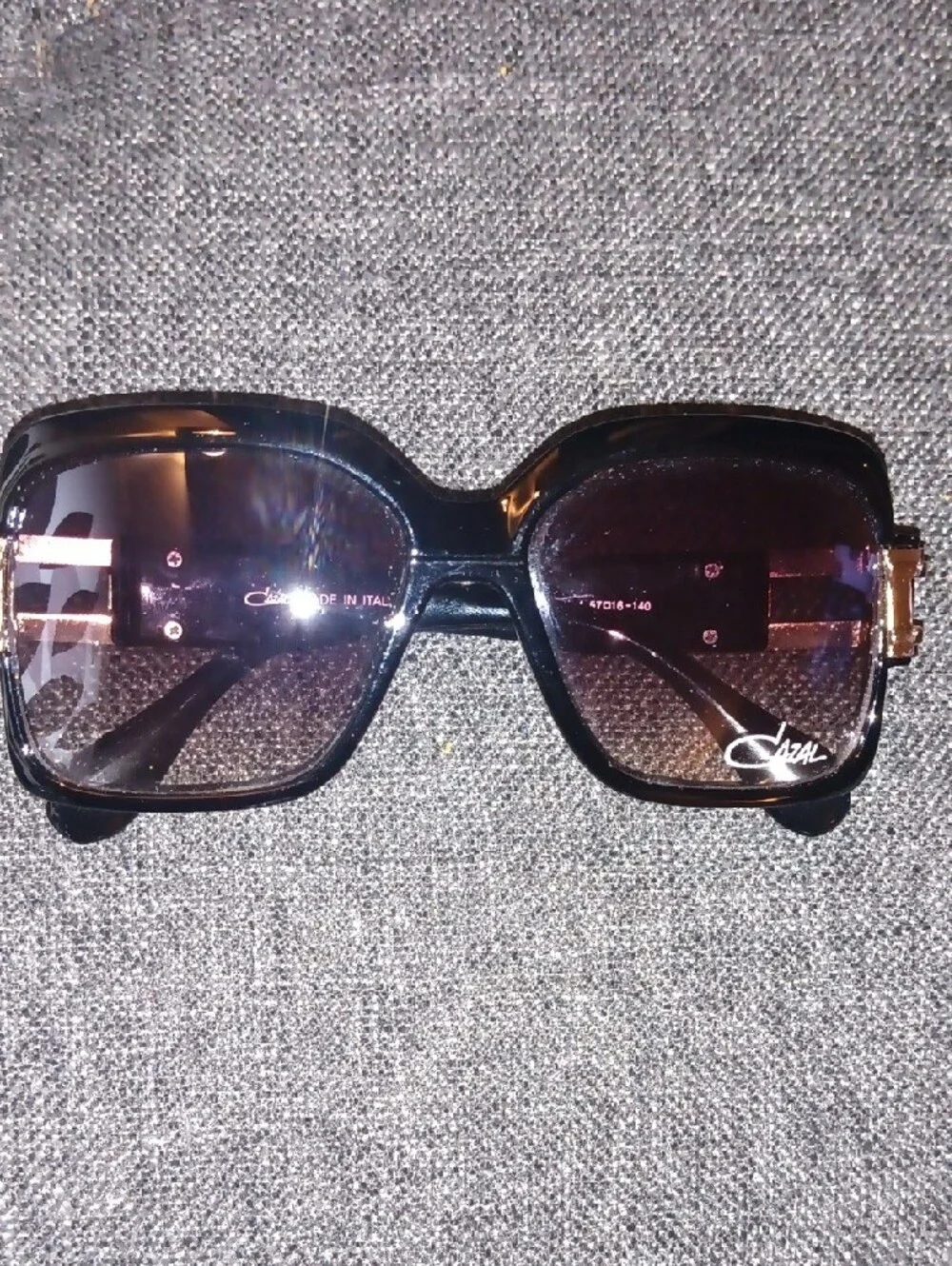 Cazal Women's Black Sunglasses.